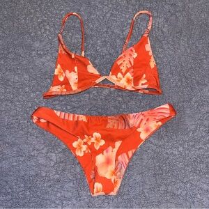 Stone Fox Tropical Floral Bikini Set